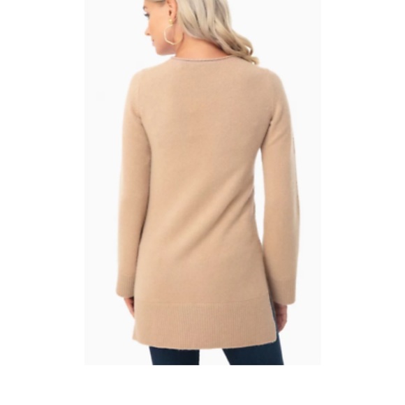 Vince tunic-length 100% cashmere sweater. - Picture 4 of 9